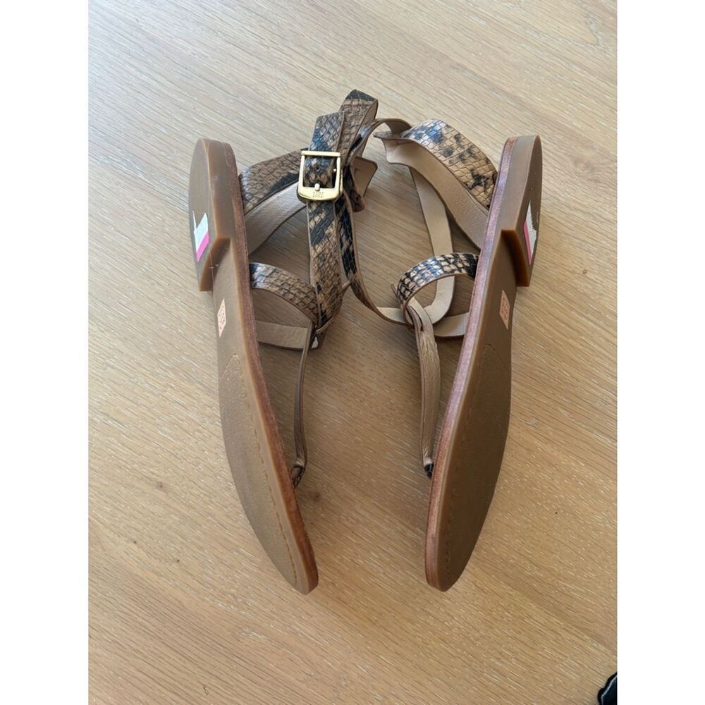 FYRE TAYLOR SANDAL, Tan Snakeskin, Size 9, NWOT - Picture 4 of 9
